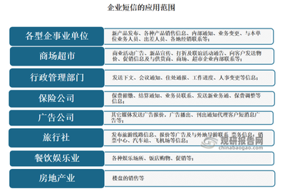 中国企业短信行业现状深度研究与发展前景预测报告(2023-2029年)